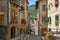 The village of Scanno in the mountains of the Abruzzo region