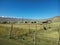 Village school in Kyrgyzstan. Mountain. landscape