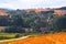 Village in South Poland in Sudety Mountains