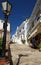 Village street, Frigiliana, Andalusia, Spain.