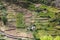 Village and Terrace cultivation in the surroundings of Sao Vicente. North coast of Madeira Island