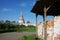 Village Teryaevo, Volokolamsk district, Moscow region, Russia - September, 2020:  Iosifo-Volotsky monastery