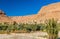 A village with traditional kasbah houses in Ziz Valley, Morocco