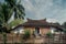 Village typical Catholic malayalam House with Colony Coconut tree Haripad Kerala