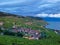 Village in vineyards, Switzerland