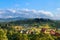 Village Vorohta Ukraine. Carpathian Mountains, wild mountain landscape Ukraine, Vorohta