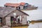 The village on the water. Tonle sap lake. Cambodia