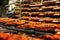 Villager Drying Persimmons in early winter