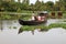 Villagers travel by ferry boat