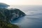 Villages Corniglia and Manarola at the Morning