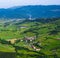 Villages and green meadows in the Sakana Valley