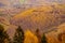 Villages in Romania, amazing view of the authentic places from Rucar-Bran area at the bottom of Bucegi and Piatra Craiului Mountai