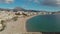 Villajoyosa town scape aerial view. Spain