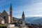 VILLANDERS, SOUTH TYROL/ITALY - MARCH 27 : Parish Church and St