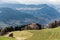 VILLANDERS, SOUTH TYROL/ITALY - MARCH 27 : View towards the Dolomites from above Villanders South Tyrol in Italy on March 27, 2016