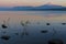 Villarrica volcano at sunset, Chile