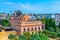 Villavicencio palace at the ground of alcazar of Jerez de la Frontera in Spain