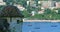 Villefranche-sur-Mer Behind a Tower of the Historic Monument of the Citadelle Saint-Elme