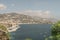 Villefranche-sur-Mer, France, 6 March, 2023: View of Rade de Villefranche-sur-Mer in spring