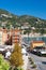 Villefranche-sur-Mer, France, September 2021. The famous Wellcome Hotel on the Cote d`Azur.