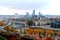 Vilnius autumn panorama from Gediminas castle