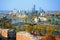 Vilnius autumn panorama from Gediminas castle tower