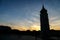 Vilnius Cathedral Belfry Silhouette