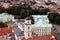 Vilnius city aerial view from Vilnius University tower.