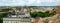 Vilnius city panorama from Gediminas hill.