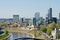 Vilnius city view from Gediminas castle