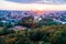 Vilnius Gediminas castle from above