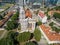 VILNIUS, LITHUANIA - AUGUST 10, 2018: Church of St. Raphael, Vilnius. Under Construction.