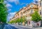 VILNIUS, LITHUANIA, AUGUST 14, 2016: Gedimino prospektas (Gediminas Avenue) is the main street in Vilnius