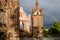 Vilnius, lithuania, europe, church of st anne and the monastery church of saint bernardino