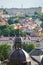 Vilnius, Lithuania: spire and tower on the roof of Cathedral