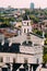 Vilnius, Lithuania. View Of Bell Tower Chapel, Angels On Roof Of