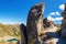 Vinadio, path in the mountains of Maritime Alps