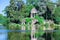 Vincennes, the temple on the Daumesnil lake