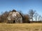 Vine covered barn front