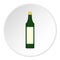 Vinegar bottle icon circle