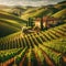 Vineyard Paradise: Scenic Beauty of Grapevine Rows