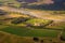 Vineyard by Tukituki river aerial view, Hawkes Bay, New Zealand