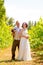 Vineyard Wedding Couple Portrait