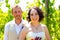 Vineyard Wedding Couple Portrait