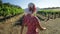 Vineyard woman Farmer