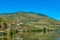 Vineyards alongside river douro in Portugal