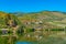 Vineyards alongside river douro in Portugal