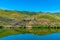 Vineyards alongside river douro in Portugal