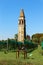 Vineyards and Campanile di Sant Angelo, Mazzorbo Island, Venice