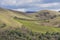 Vineyards on the hills of Sonoma County, California